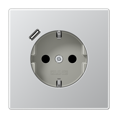 Розетка 2K+З USB Typ C Jung AL1520-18C в Санкт-Петербурге