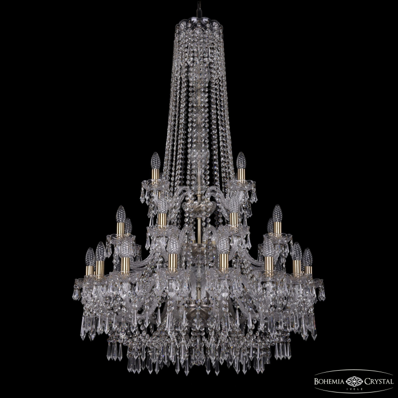 Подвесная люстра Bohemia Ivele Crystal 1403/16+8+4/300/h-130/3d Pa в Санкт-Петербурге