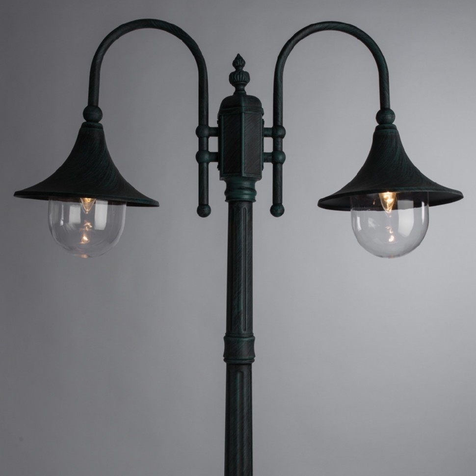 Садово-парковый светильник Arte Lamp Malaga A1086PA-2BG в Санкт-Петербурге