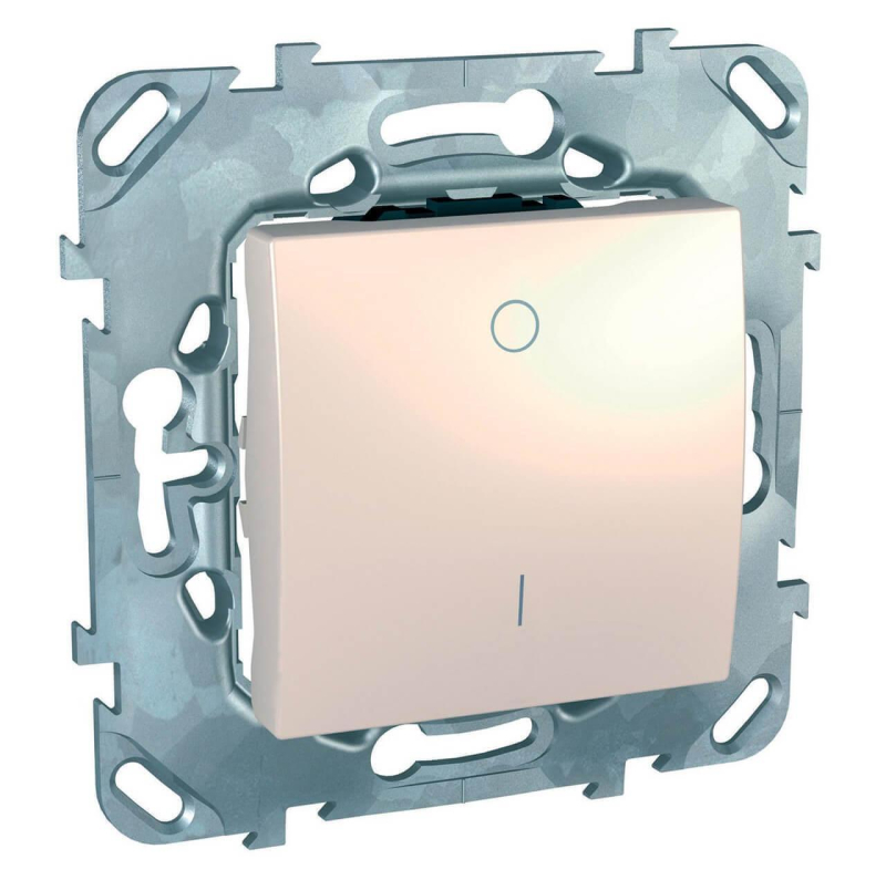 Выключатель одноклавишный 2P Schneider Electric Unica 16A 250V MGU5.262.25ZD в Санкт-Петербурге