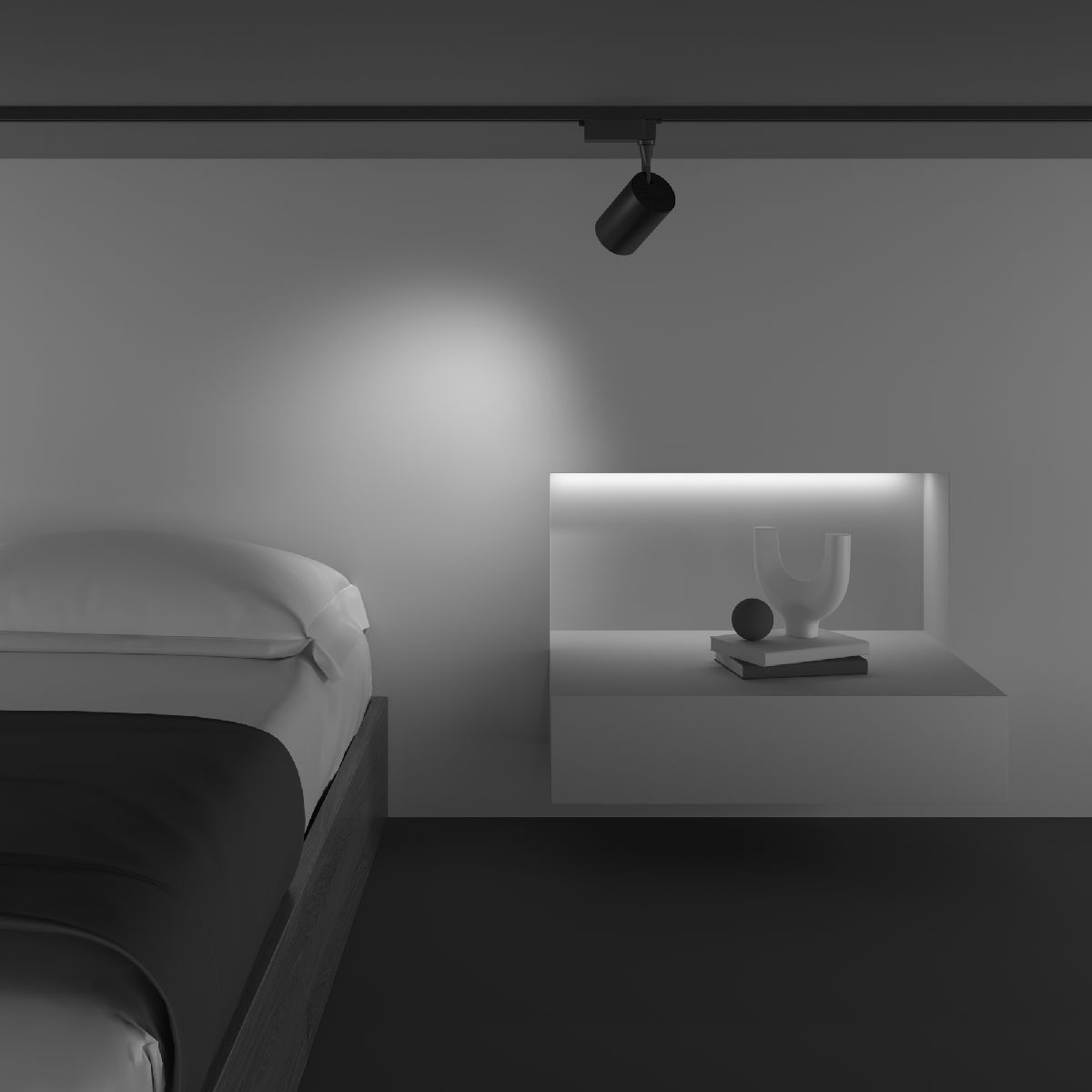 Трековый светильник Maytoni Technical Vuoro TR003-1-10W4K-M-B в Санкт-Петербурге