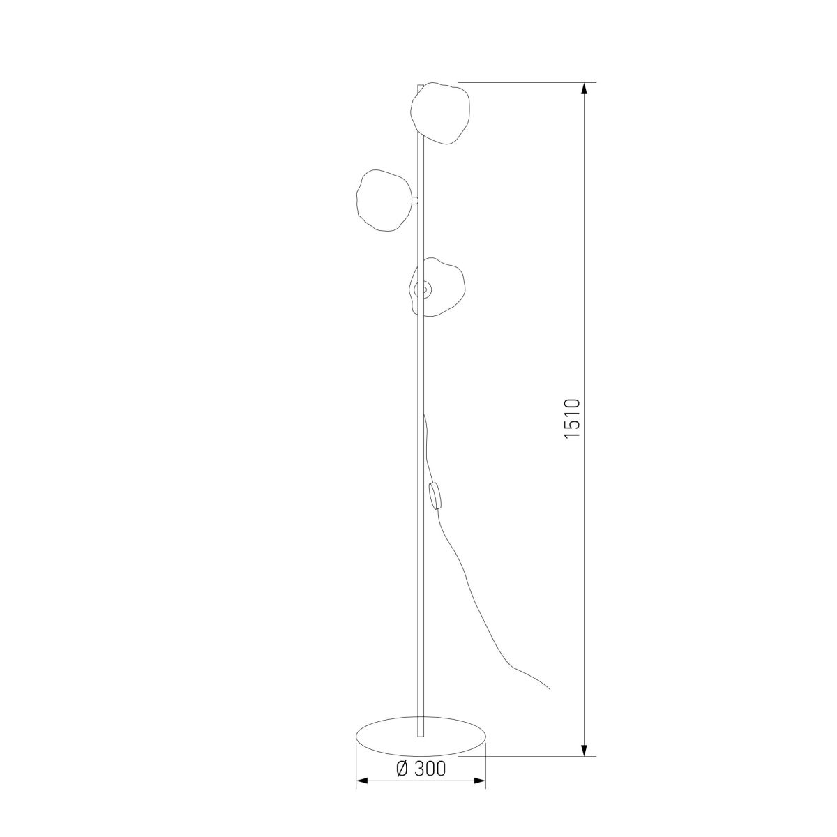 Торшер TK Lighting 16150 Lava Brown a071840 в Санкт-Петербурге