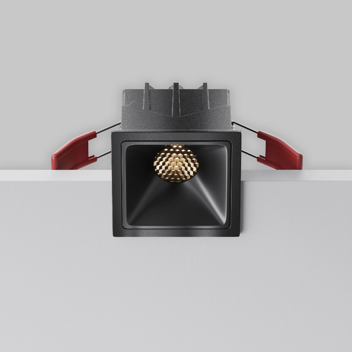 Встраиваемый светильник Maytoni Alfa LED DL043-01-10W3K-SQ-B-1 в #REGION_NAME_DECLINE_PP#