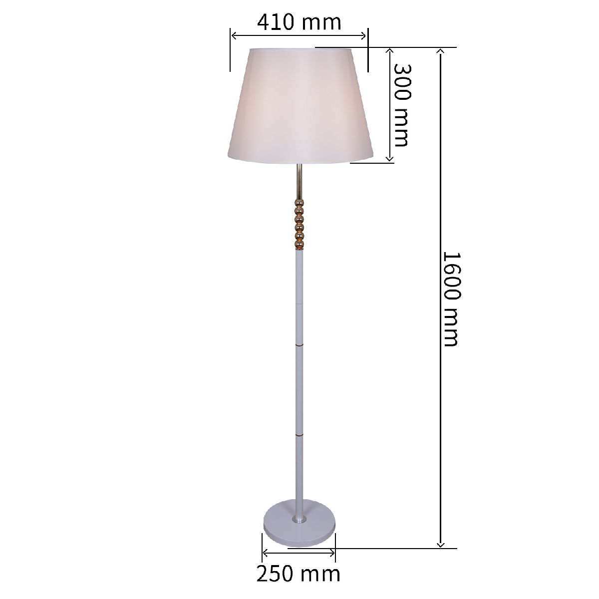 Торшер Reluce 02053-0.6-01 WH-GD в #REGION_NAME_DECLINE_PP#
