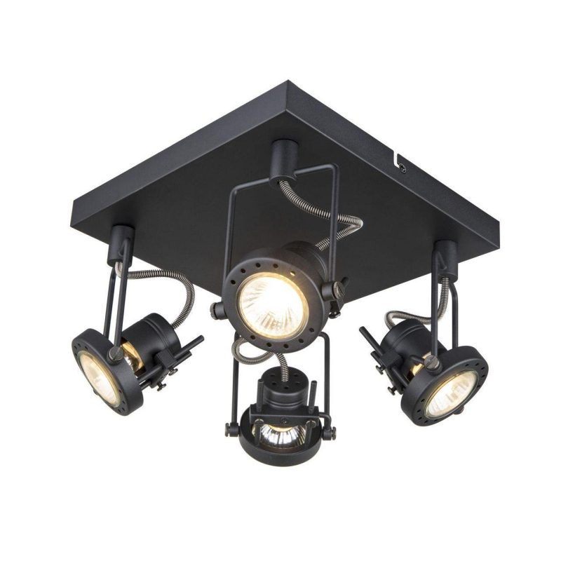 Спот Arte Lamp Costruttore A4300PL-4BK в #REGION_NAME_DECLINE_PP#