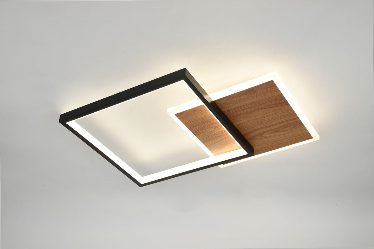 Потолочный светильник Эра Модерн Ferre CLL-1-60-RC BK+Wood в Санкт-Петербурге