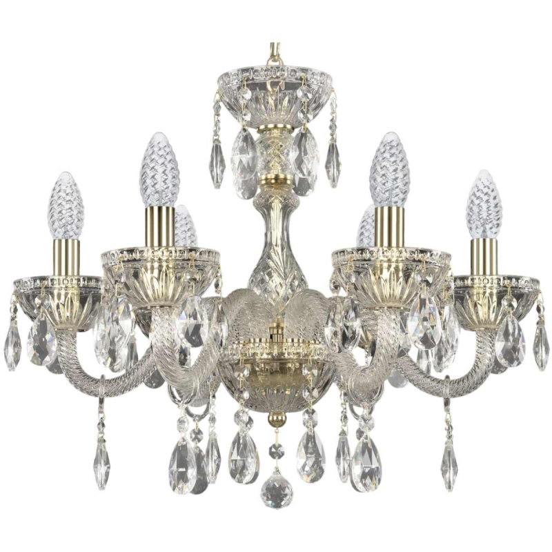 Подвесная люстра Bohemia Ivele Crystal 5417/6/165 G Clear/M-1G в Санкт-Петербурге