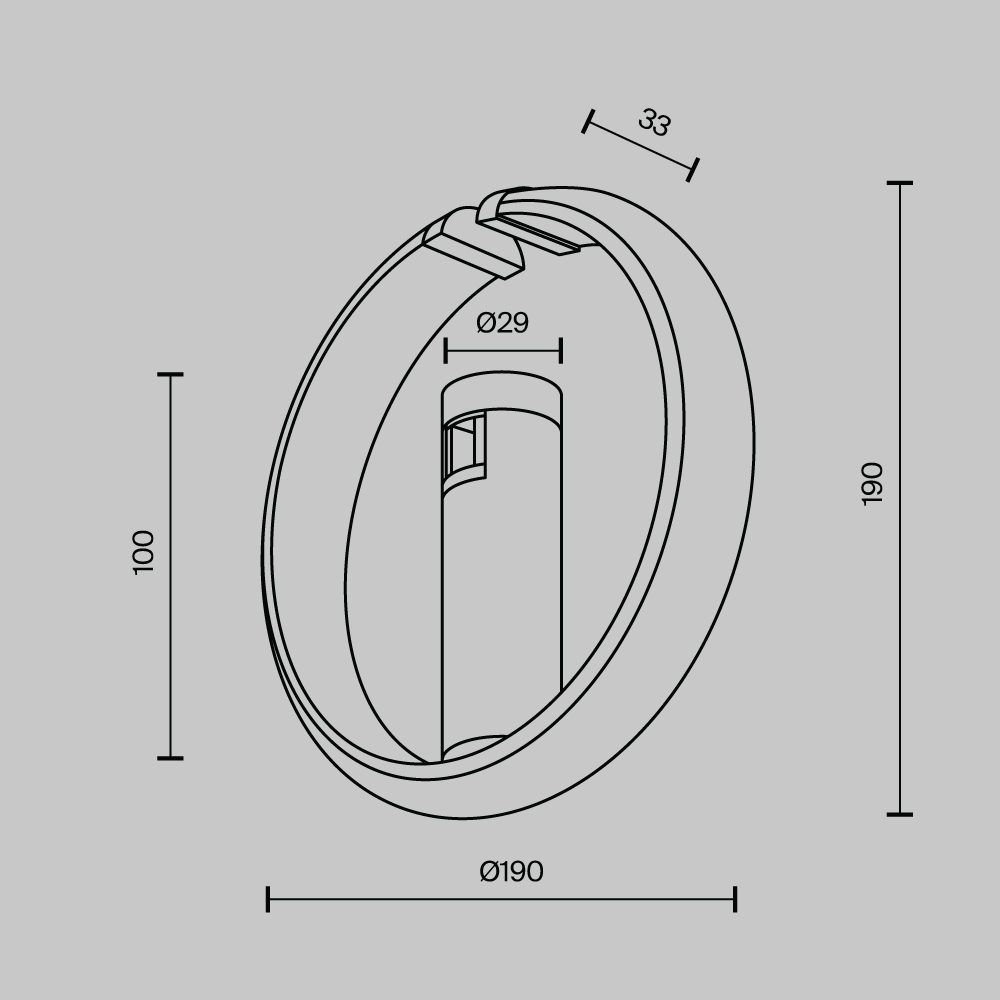Трековый магнитный светильник Maytoni Technical Zero Flarity TR230-1-10W3K-B в Санкт-Петербурге
