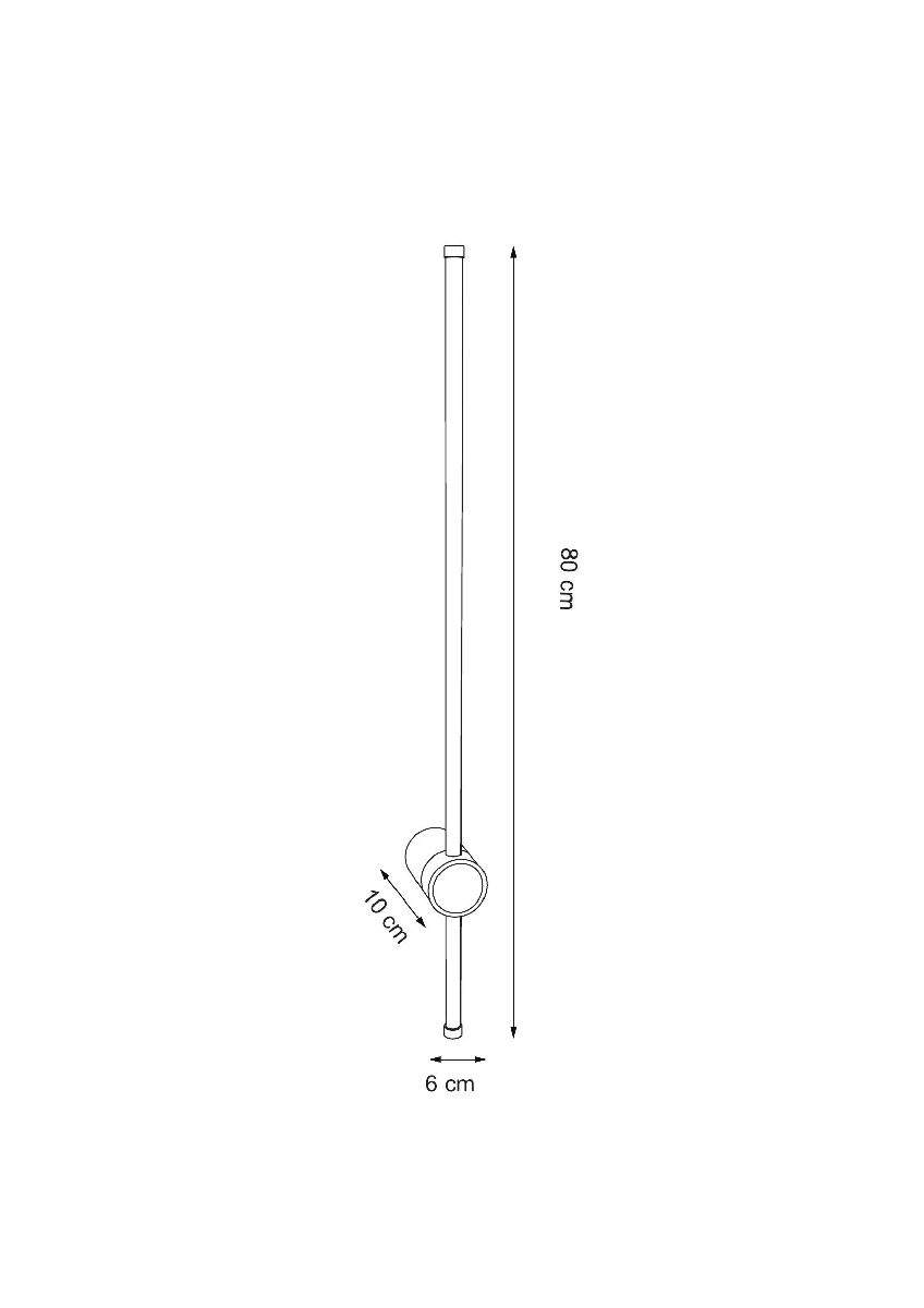 Настенный светильник Arte Lamp Atmos A5409AL-1BK в Санкт-Петербурге