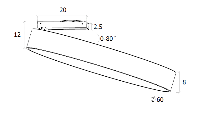 Спот DesignLed UF034-60-WH-NW 003008 в Санкт-Петербурге