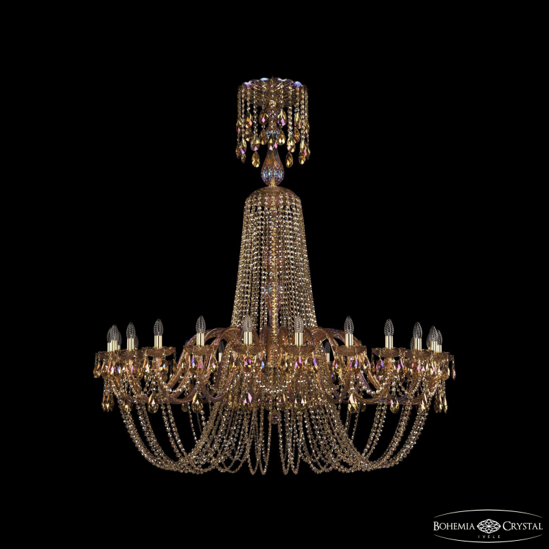 Подвесная люстра Bohemia Ivele Crystal 1402/24/530/XL-164 G M777 в Санкт-Петербурге