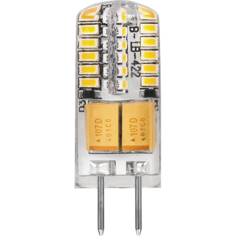 Лампа светодиодная Feron G4 3W 2700K Прямосторонняя Матовая LB-422 25531 в #REGION_NAME_DECLINE_PP#