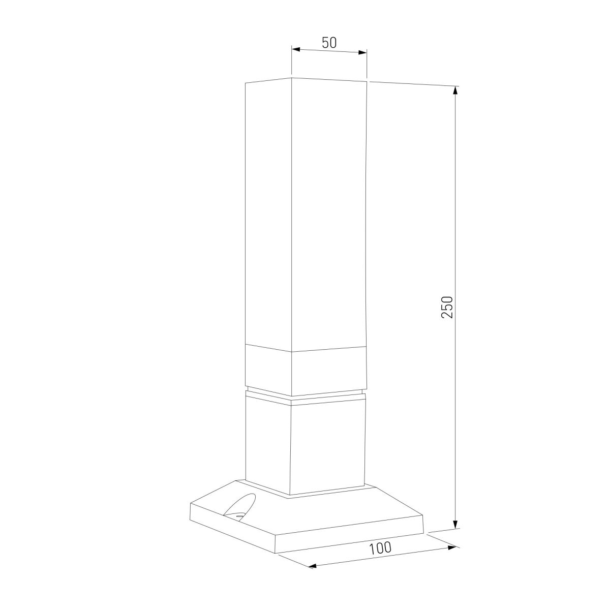 Ландшафтный светильник Elektrostandard 1536 TECHNO LED 3000K чёрный 4690389219207 a072068 в #REGION_NAME_DECLINE_PP#