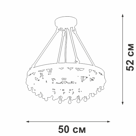 Подвесная люстра Vitaluce V5352-8/4S в Санкт-Петербурге