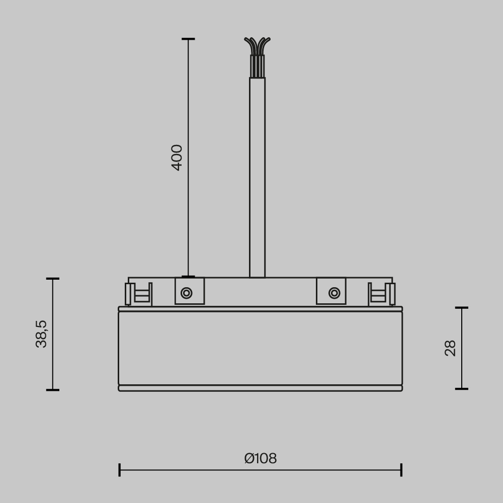 Блок питания встраиваемый Maytoni Basity DC48В 2A IP54 TRA172DR- 100W-DD-B в Санкт-Петербурге