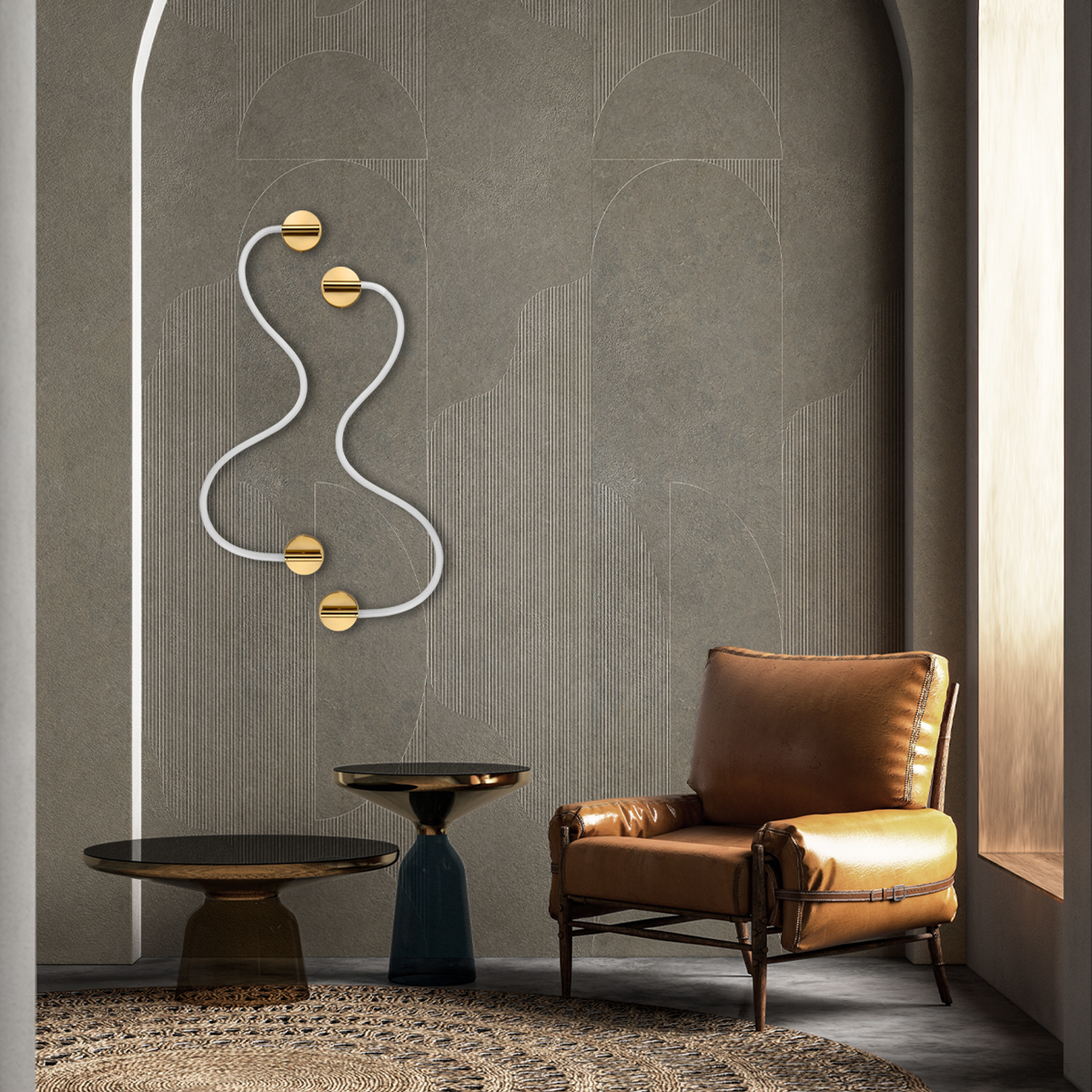 Настенный светильник Loft IT Thread 10388W Brass в Санкт-Петербурге