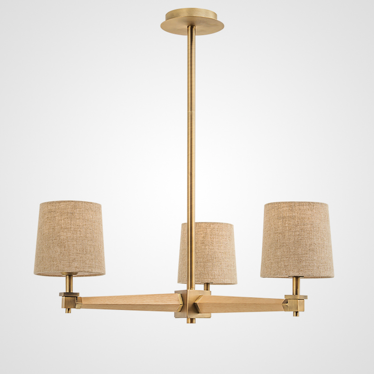Люстра на штанге ImperiumLoft Stavra Jorgenson Beige/Light Wood 203577-26 в Санкт-Петербурге