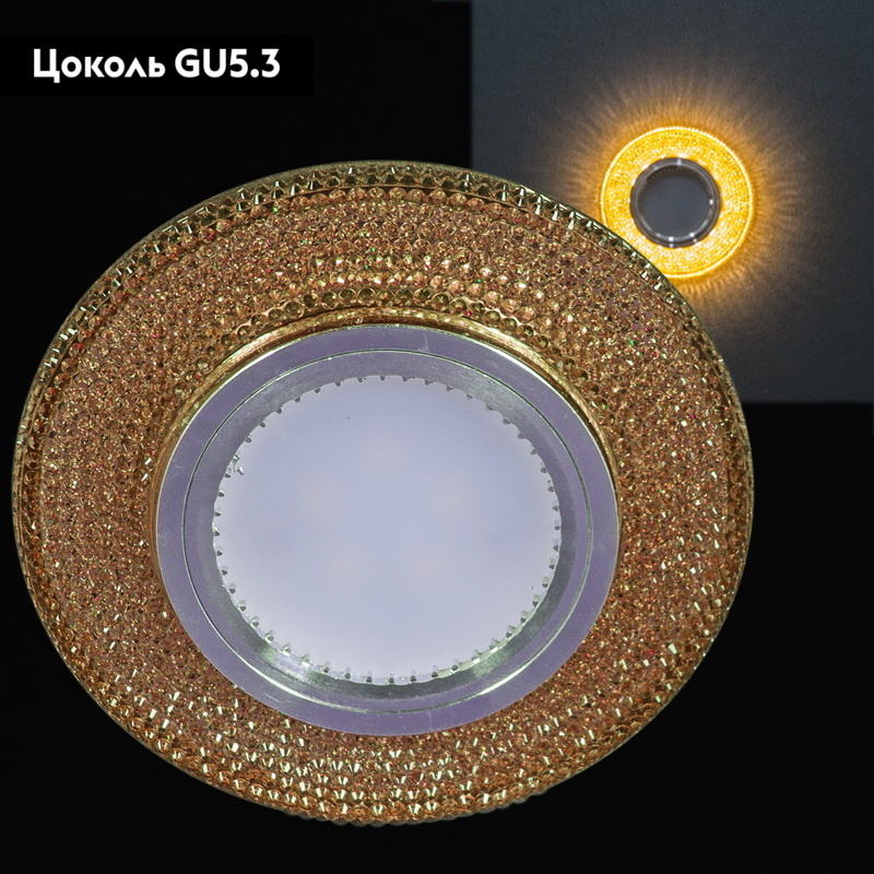 Встраиваемый светильник Reluce 14350-9.0-001LD MR16+LED3W TEA в #REGION_NAME_DECLINE_PP#