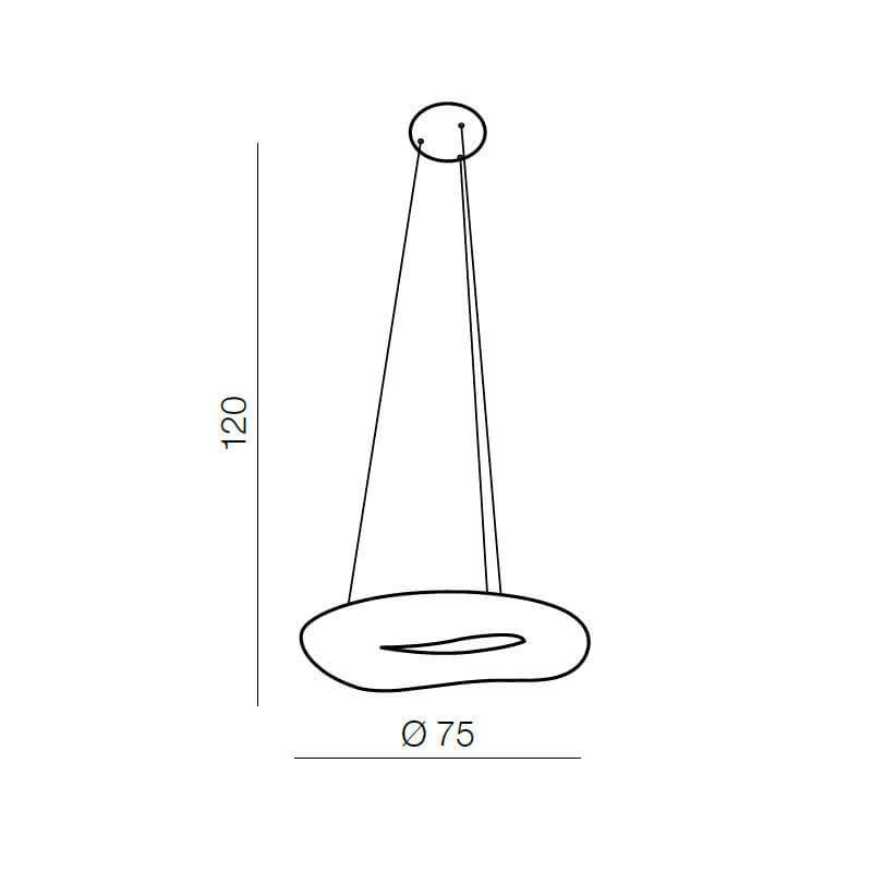 Подвесная люстра Azzardo Donut pendant 75 AZ2060 в Санкт-Петербурге