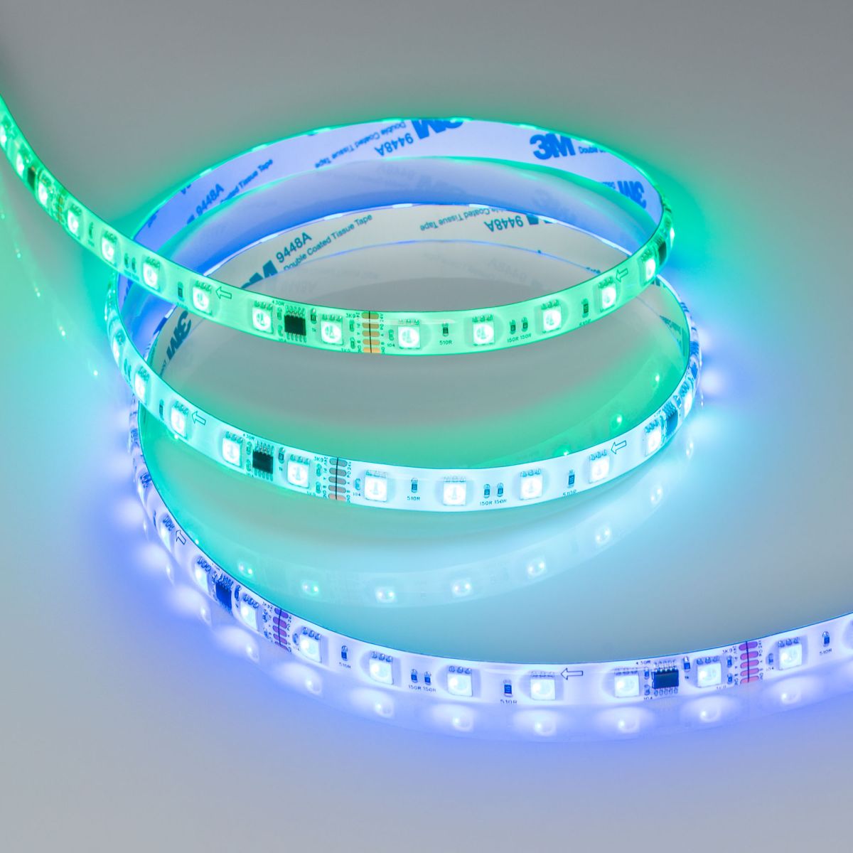 Светодиодная лента герметичная Arlight DMX-SE-B60-10mm 24V RGB-PX6 (14 W/m, IP65, 5m) 039607(1) в Санкт-Петербурге