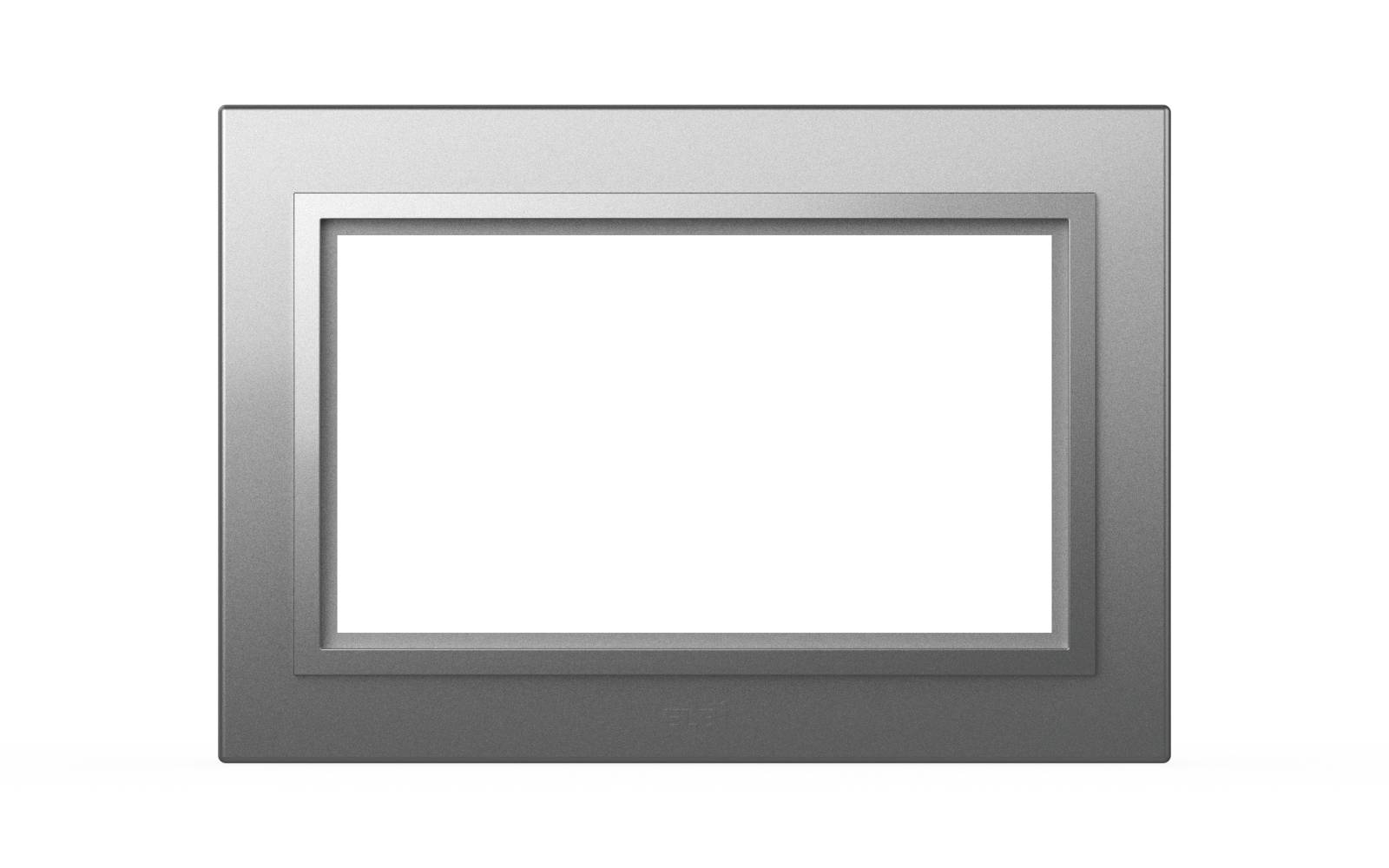 Рамка для двухместной розетки без заземления ELBI Zena 608-011000-908 в Санкт-Петербурге