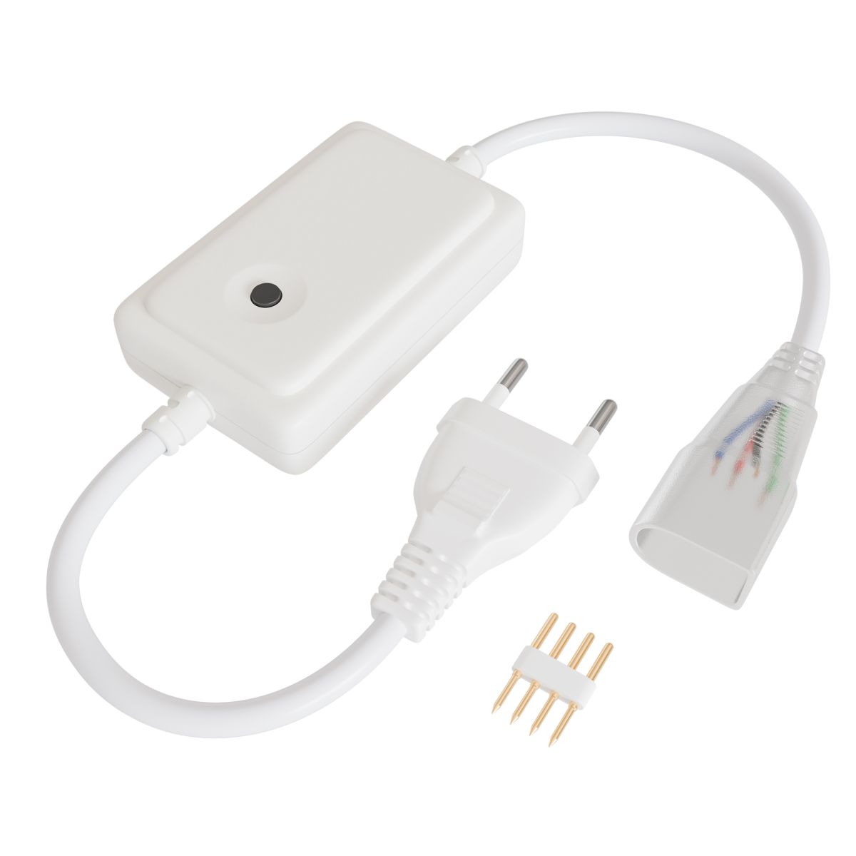Контроллер RGB 220В 500Вт однокнопочный для светодиодного неона Apeyron 17-49 smd 5050 04-190 в Санкт-Петербурге