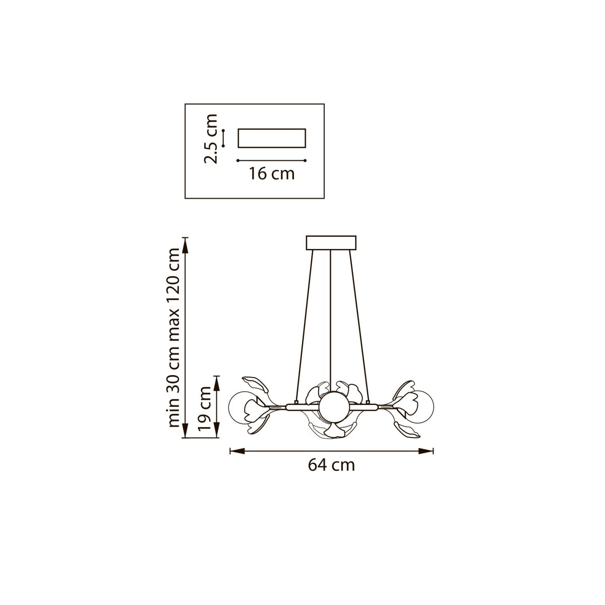 Подвесная люстра Lightstar Ceramo BW 799067 в Санкт-Петербурге