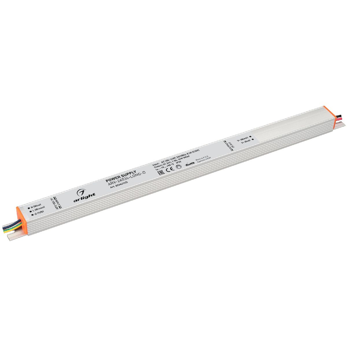 Блок питания Arlight ARV-24036-LONG-D (24V, 1.5A, 36W) 026421(2) в Санкт-Петербурге