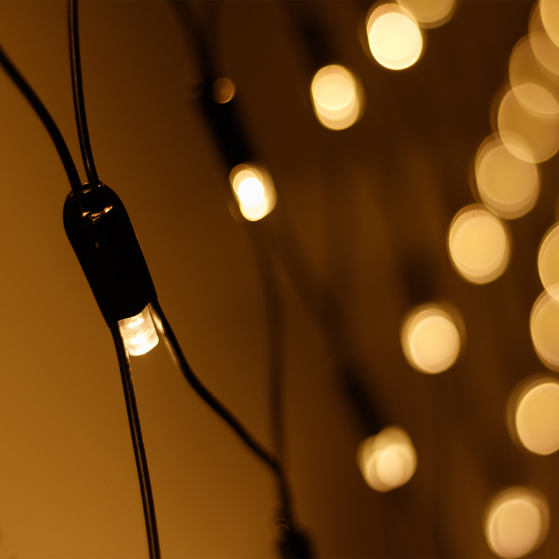 Светодиодная гирлянда Arlight ARD-Netlight-Classic-2500x2500-Black-432LED Warm 024692 в Санкт-Петербурге