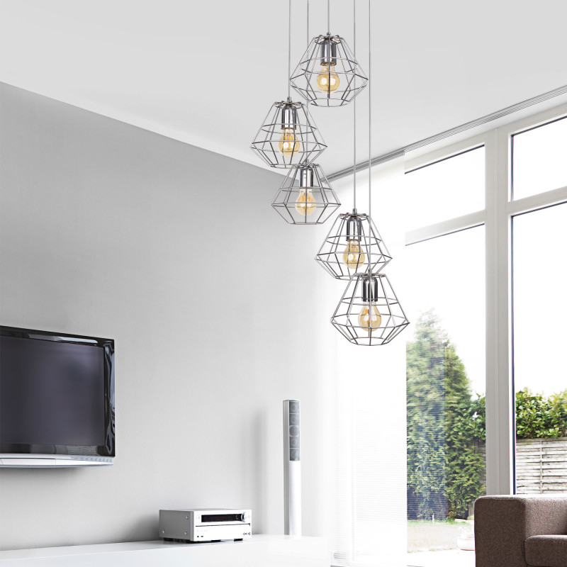 Подвесной светильник TK Lighting 4289 Diamond Silver в Санкт-Петербурге