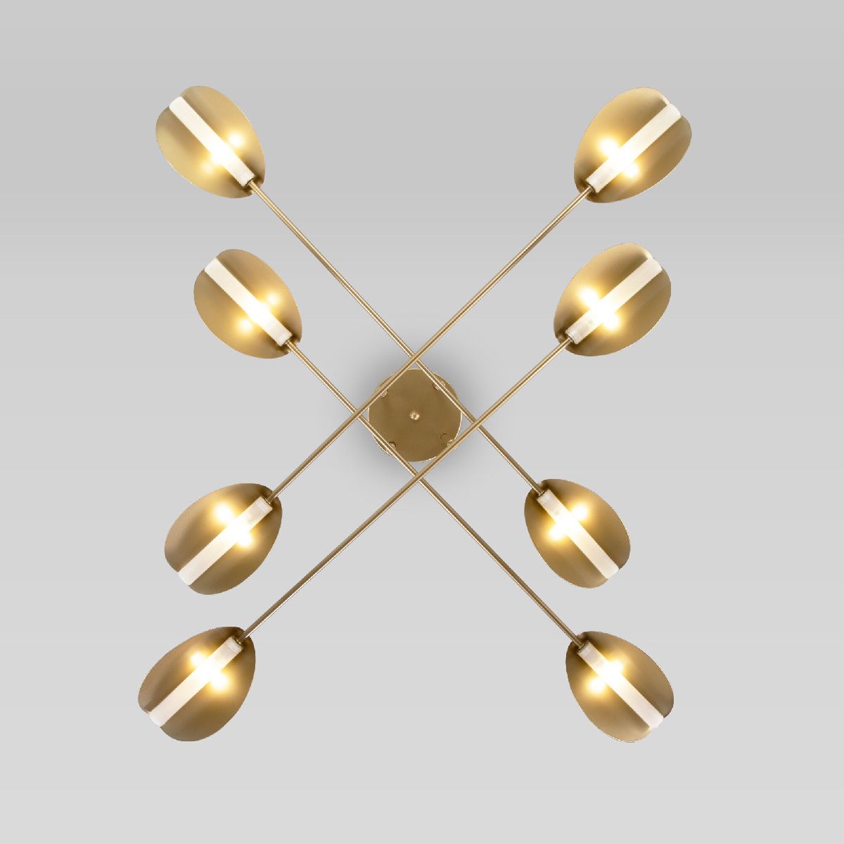 Потолочная люстра Eurosvet Grazia 70148/8 золото Smart a062039 в Санкт-Петербурге