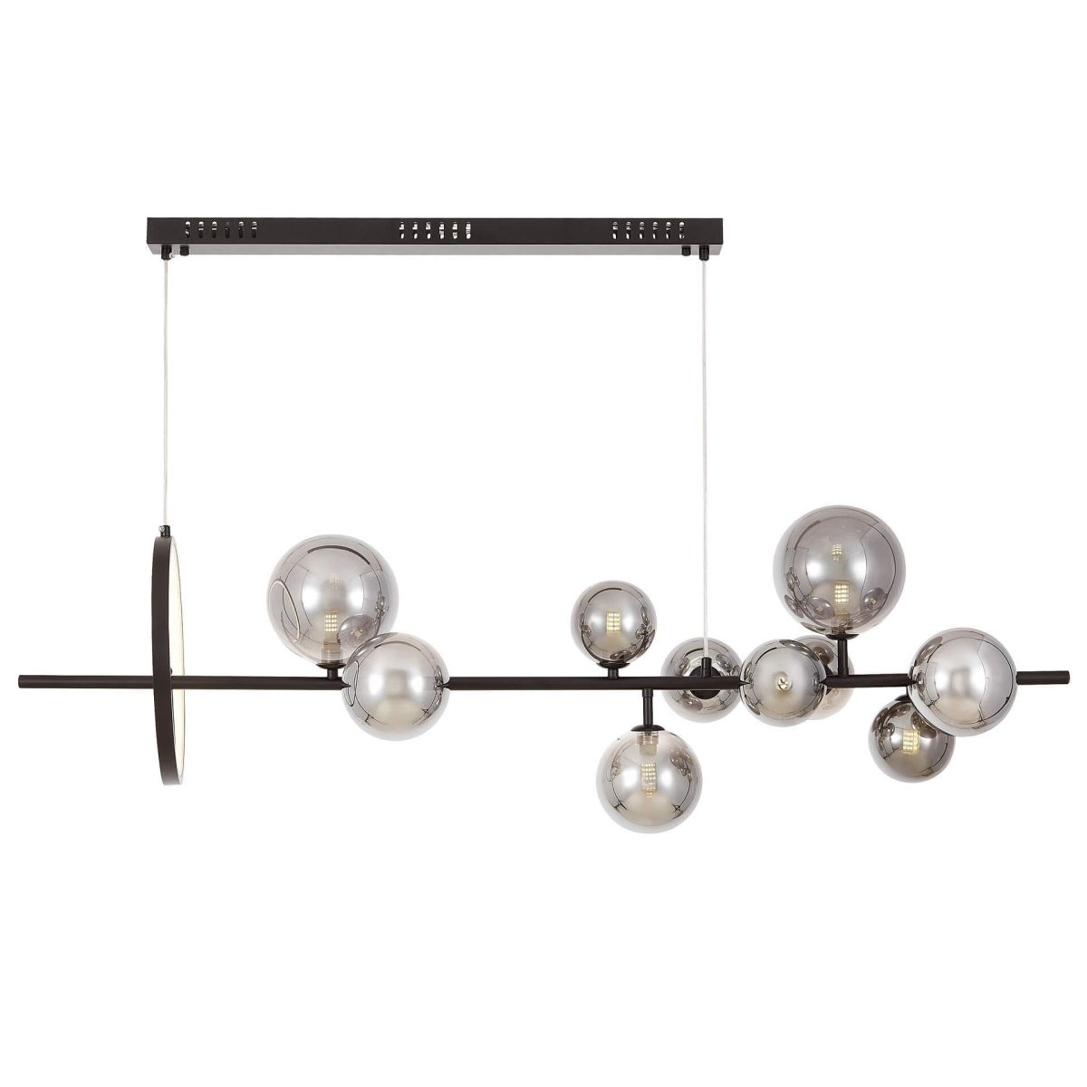 Подвесной светильник Lumina Deco LDP 7033-10 BK+GY в Санкт-Петербурге