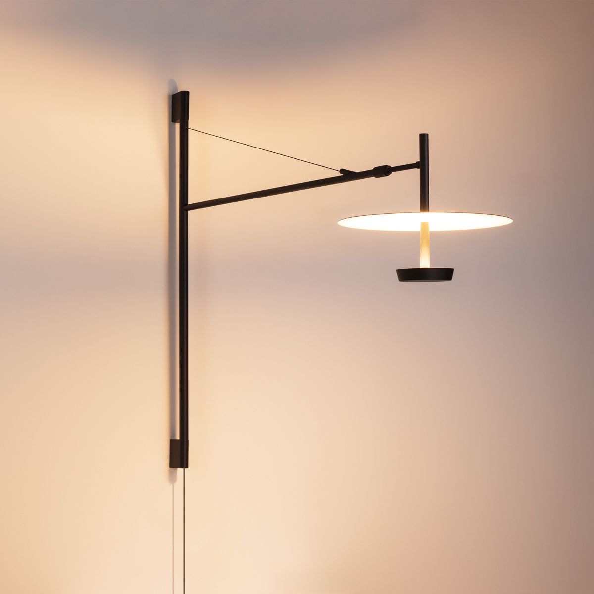 Бра Arlight SP-CAMPANA-WALL-L1450-9W Warm3000 (BK, 130 deg, 230V, TELESCOPIC) (IP20 Металл) 059596 в Санкт-Петербурге