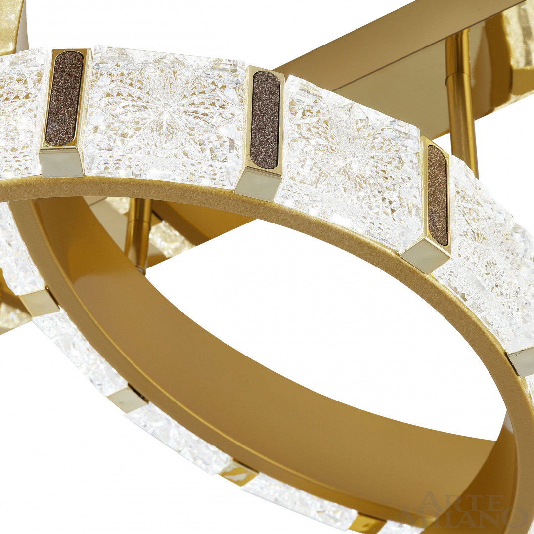 Потолочная люстра Arte Milano Venezia 310183/D600-D400 GD в Санкт-Петербурге