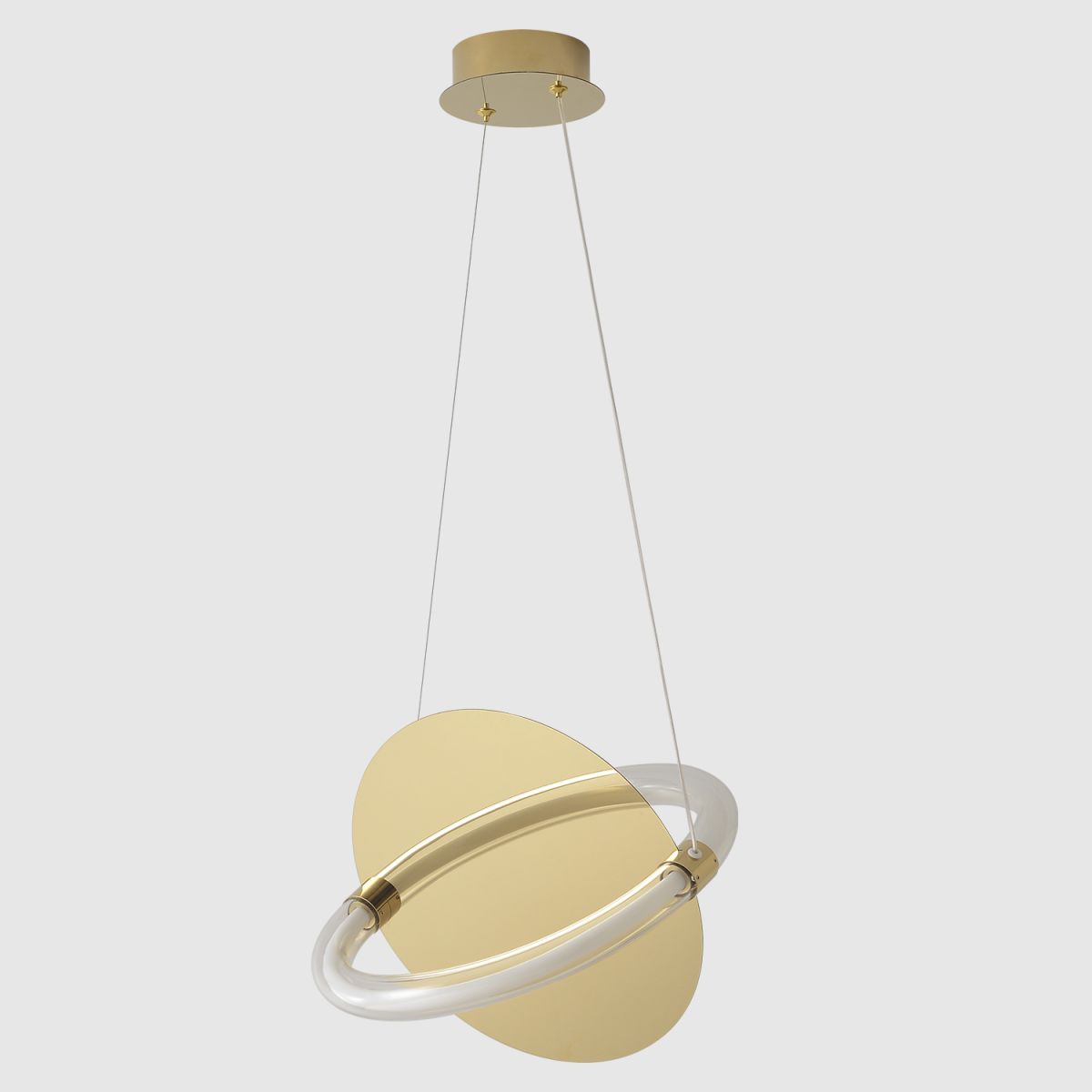 Подвесной светильник Crystal Lux NEBULA SP22W LED GOLD в Санкт-Петербурге