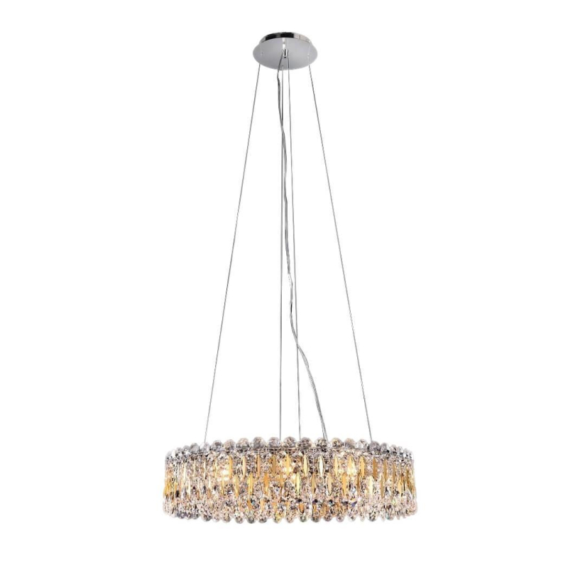 Подвесная люстра Crystal Lux Lirica SP10 D610 Chrome в Санкт-Петербурге