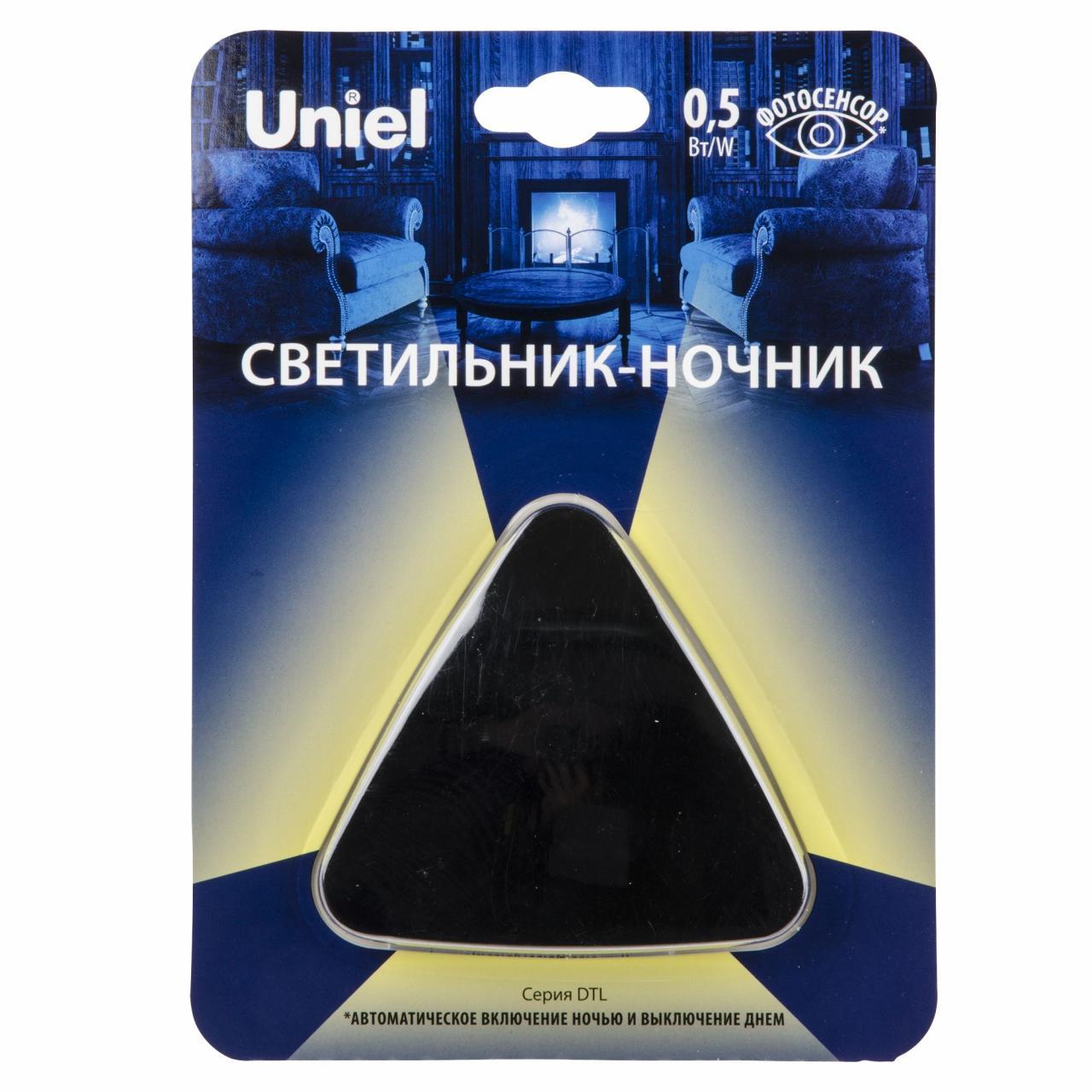 Светильник-ночник Uniel DTL-320 Треугольник/Black/Sensor UL-00007224 в Санкт-Петербурге