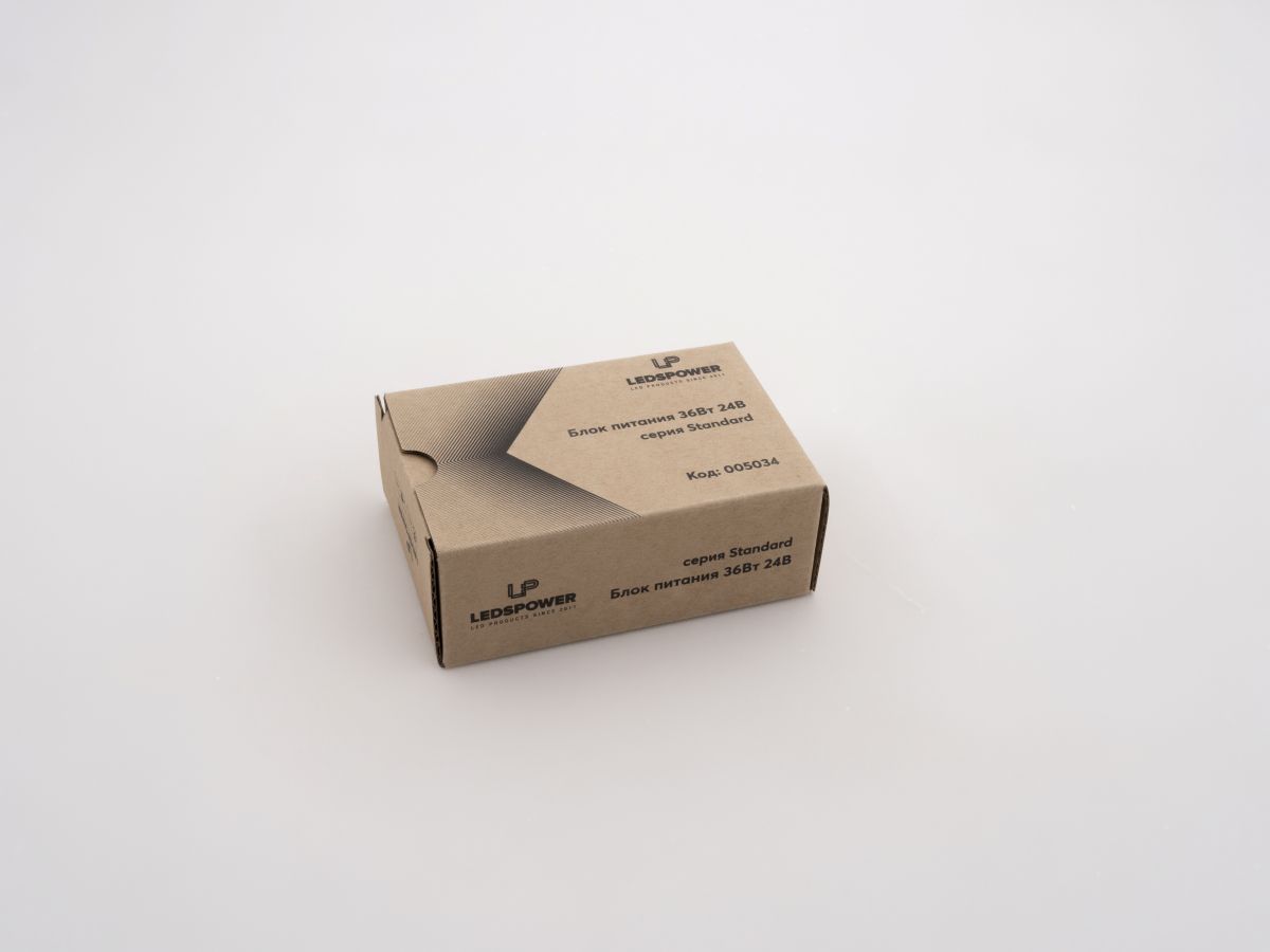 Блок питания LEDS POWER 36Вт 24В Standard 005034 в Санкт-Петербурге