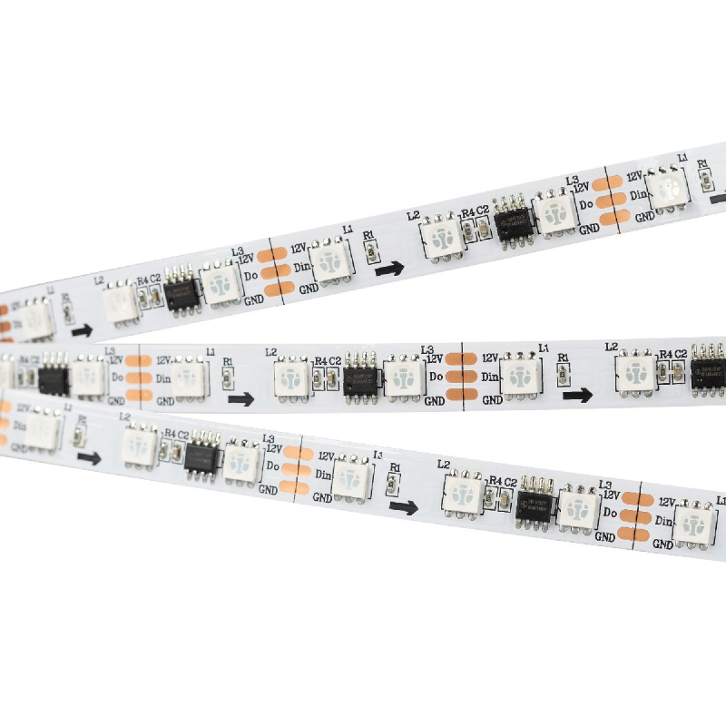 Светодиодная лента Arlight SPI-B60-10mm 12V RGB-PX3 14.4 W/m, IP20, 5060, 5m 026367(2) в Санкт-Петербурге