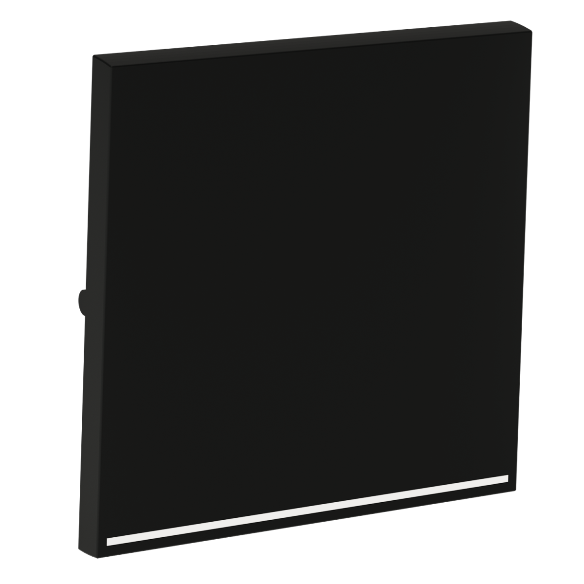 Клавиша для выключателя/переключателя одноклавишного с подсветкой Voltum S70 (черный матовый) VLS000208 в #REGION_NAME_DECLINE_PP#