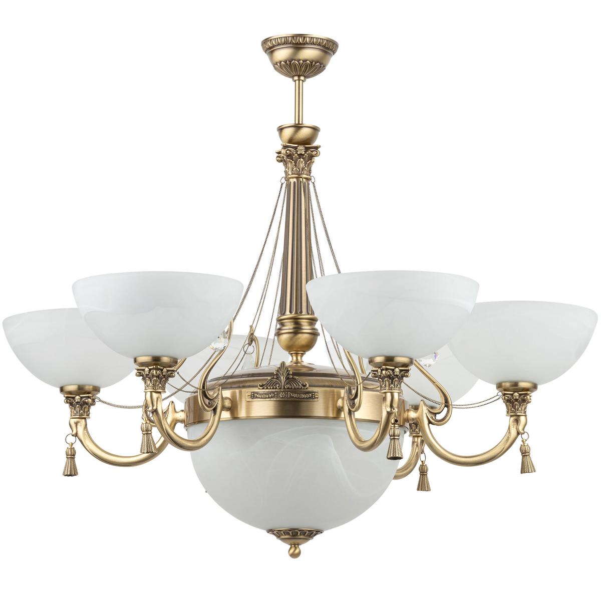 Подвесная люстра Kutek Roma ROM-ZW-6+1 (P) в #REGION_NAME_DECLINE_PP#