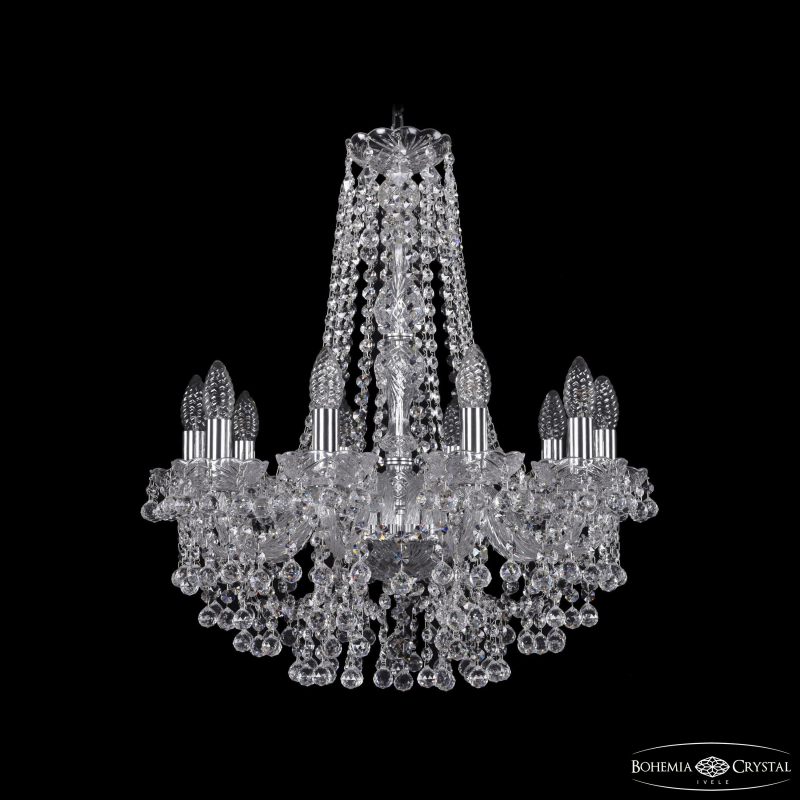Подвесная люстра Bohemia Ivele Crystal 1409/10/195/h-63 Ni в Санкт-Петербурге