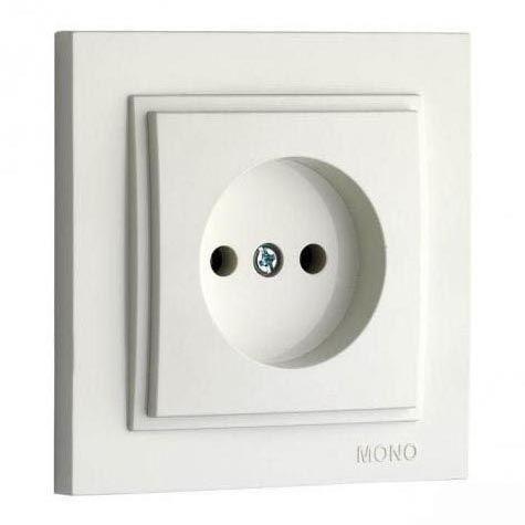 Розетка без земли Mono Electric Despina 16А 250В слоновая кость 102-010022-116 в Санкт-Петербурге