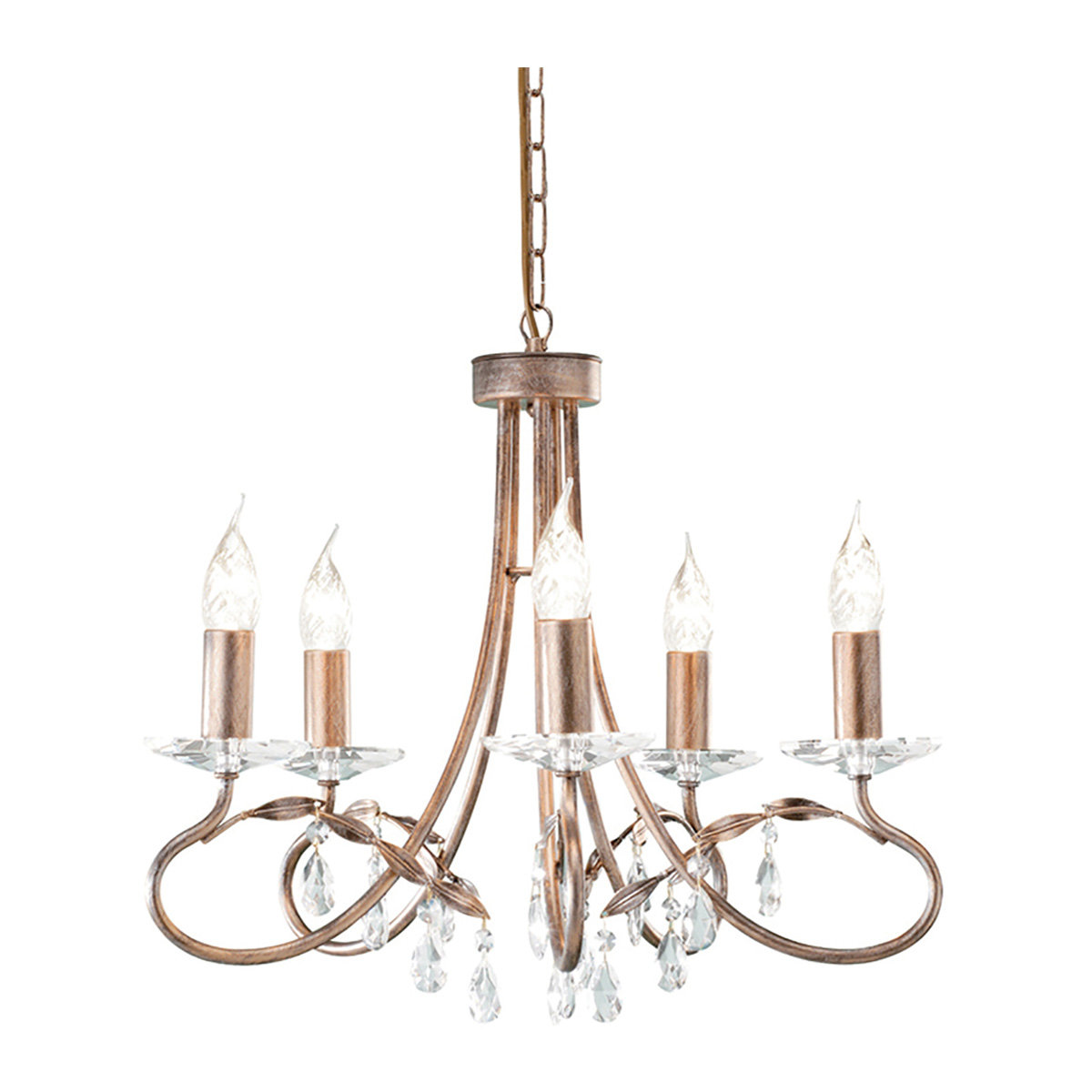 Подвесная люстра Elstead Lighting Christina CRT5-SILVER-GOLD в Санкт-Петербурге