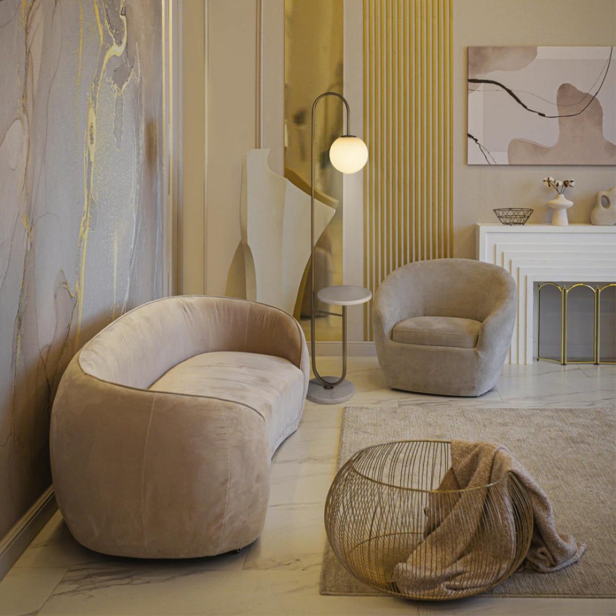 Торшер Loft IT Sonni 10145 Gold в Санкт-Петербурге