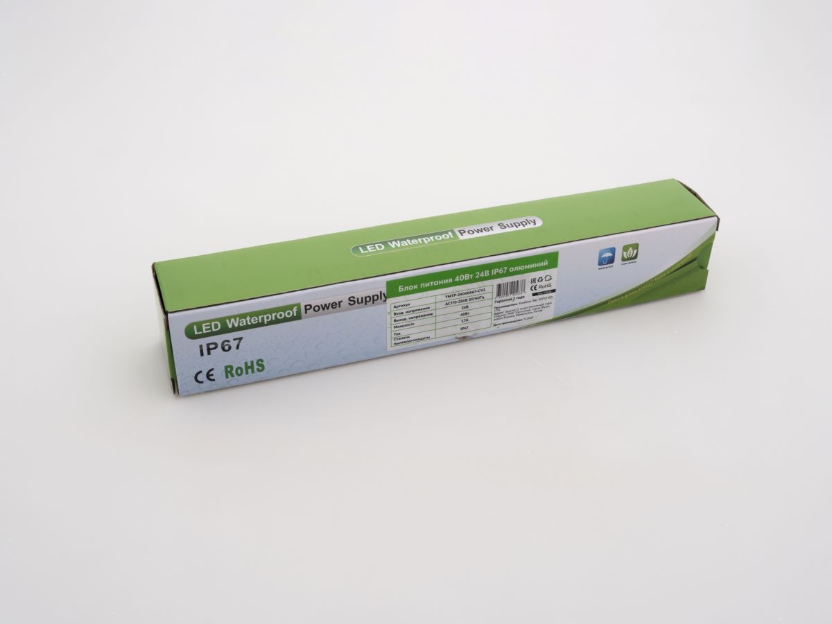 Блок питания LEDS POWER 40Вт 24В IP67 алюминий 005638 в Санкт-Петербурге