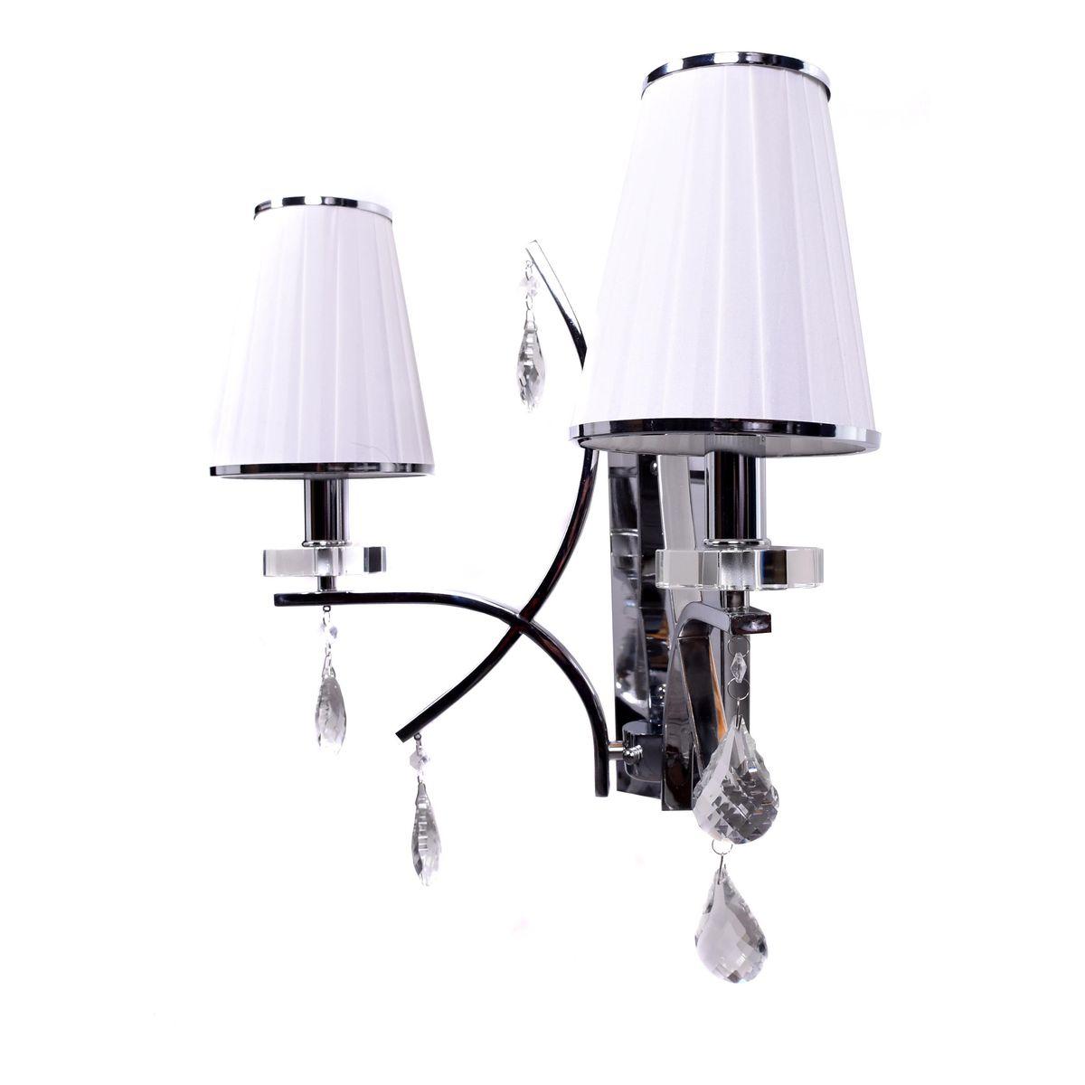 Бра Lumina Deco Glamour LDW 66247-2 WT+CHR в Санкт-Петербурге