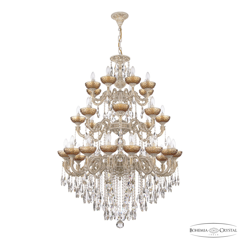 Подвесная люстра Bohemia Ivele Crystal AL79101/16+8+8/300/3d B WMG P Amber/M-1F в Санкт-Петербурге
