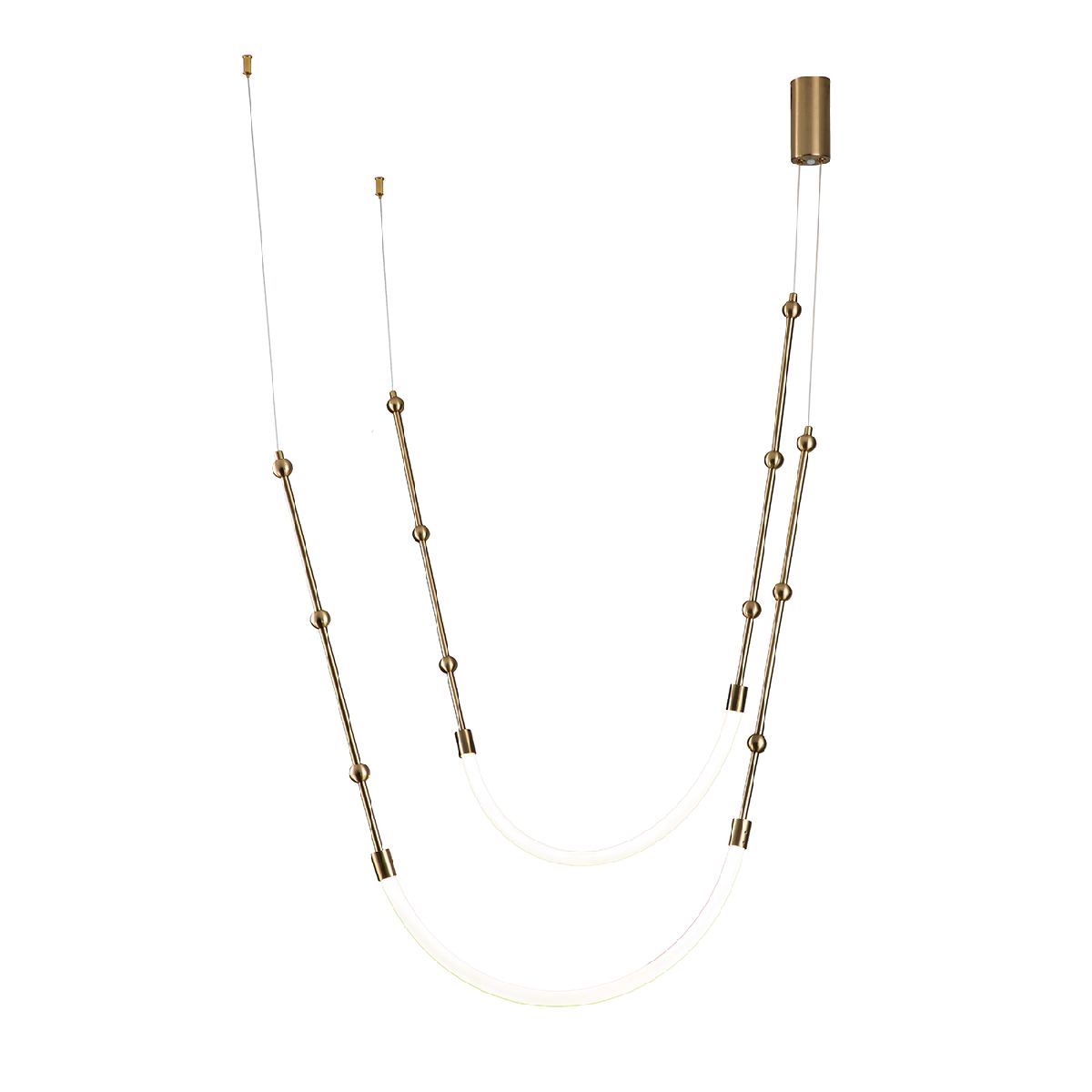 Подвесная люстра Indigo Corda 14010/2P Brass V000063L в Санкт-Петербурге