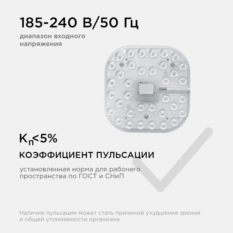 Светодиодный модуль со встроенным драйвером Apeyron 230В 2835 16Вт 1440 лм 4000К 02-58 в Санкт-Петербурге
